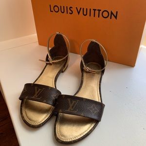 NEVER WORN. Authentic Louis Vuitton Sandals.
